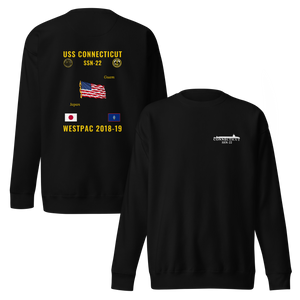 USS Connecticut (SSN-22) 2018-19 WestPac Cruise Sweatshirt