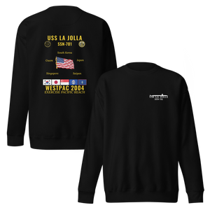 USS La Jolla (SSN-701) 2004 WestPac Cruise Sweatshirt