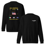USS Memphis (SSN-691) 1980-81 World Cruise Sweatshirt