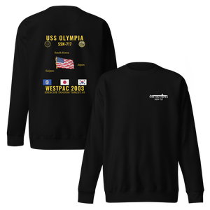 USS Olympia (SSN-717) 2003 WestPac Cruise Sweatshirt