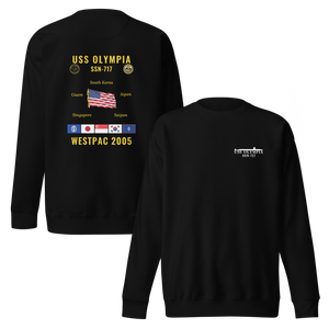 USS Olympia (SSN-717) 2005 WestPac Cruise Sweatshirt