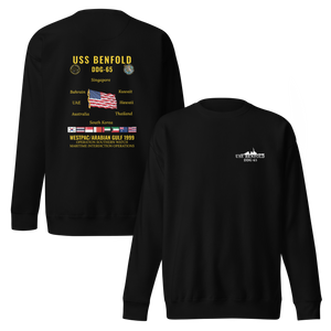 USS Benfold (DDG-65) 1999 WestPac/Arabian Gulf Cruise Sweatshirt
