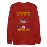 USS Albuquerque (SSN-706) 2011 WestPac Cruise Sweatshirt