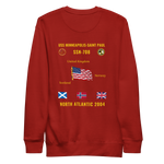 USS Minneapolis-Saint Paul (SSN-708) 2004 North Atlantic Cruise Sweatshirt