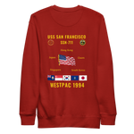 USS San Francisco (SSN-711) 1994 WestPac Cruise Sweatshirt
