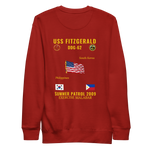 USS Fitzgerald (DDG-62) 2009 Summer Patrol Cruise Sweatshirt