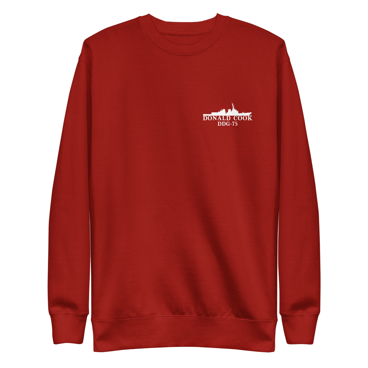USS Donald Cook (DDG-75) 2015 Med/Black Sea Cruise Sweatshirt