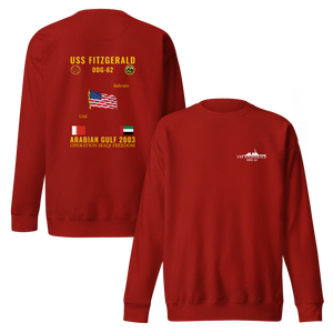 USS Fitzgerald (DDG-62) 2003 Arabian Gulf Cruise Sweatshirt