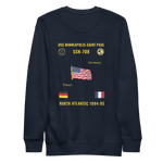 USS Minneapolis-Saint Paul (SSN-708) 1994-95 North Atlantic Cruise Sweatshirt