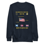 USS Minneapolis-Saint Paul (SSN-708) 2004 North Atlantic Cruise Sweatshirt