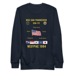 USS San Francisco (SSN-711) 1994 WestPac Cruise Sweatshirt