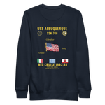USS Albuquerque (SSN-706) 1992-93 Med Cruise Sweatshirt