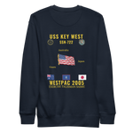 USS Key West (SSN-722) 2005 WestPac Cruise Sweatshirt