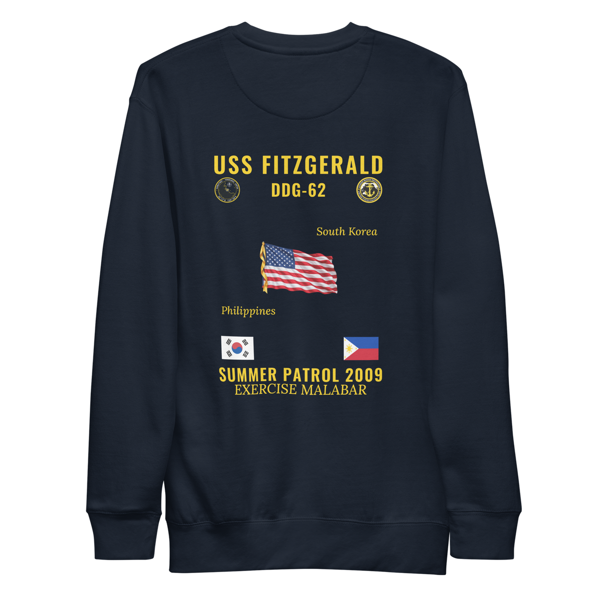 USS Fitzgerald (DDG-62) 2009 Summer Patrol Cruise Sweatshirt