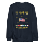 USS Donald Cook (DDG-75) 2015 Med/Black Sea Cruise Sweatshirt