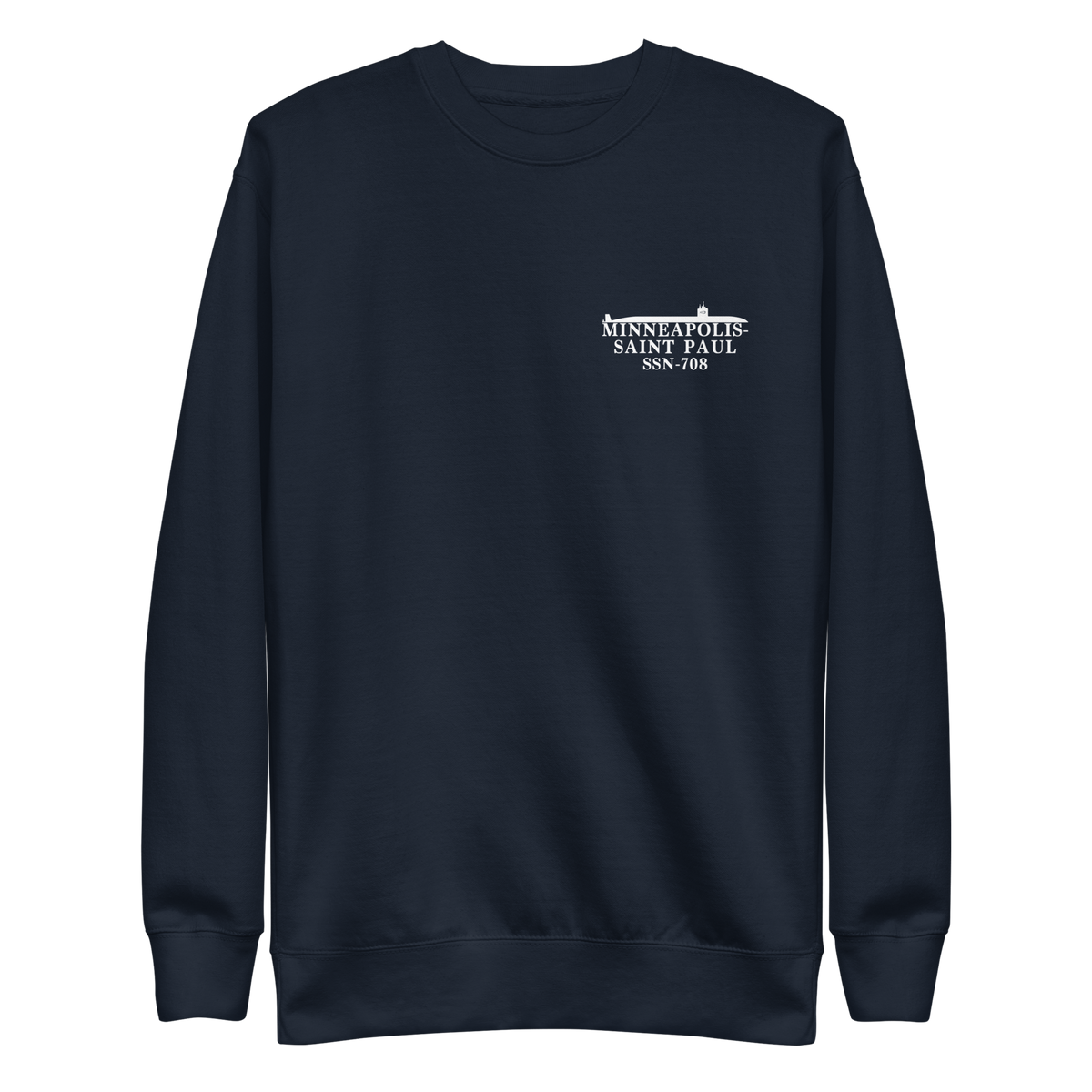 USS Minneapolis-Saint Paul (SSN-708) 1994-95 North Atlantic Cruise Sweatshirt