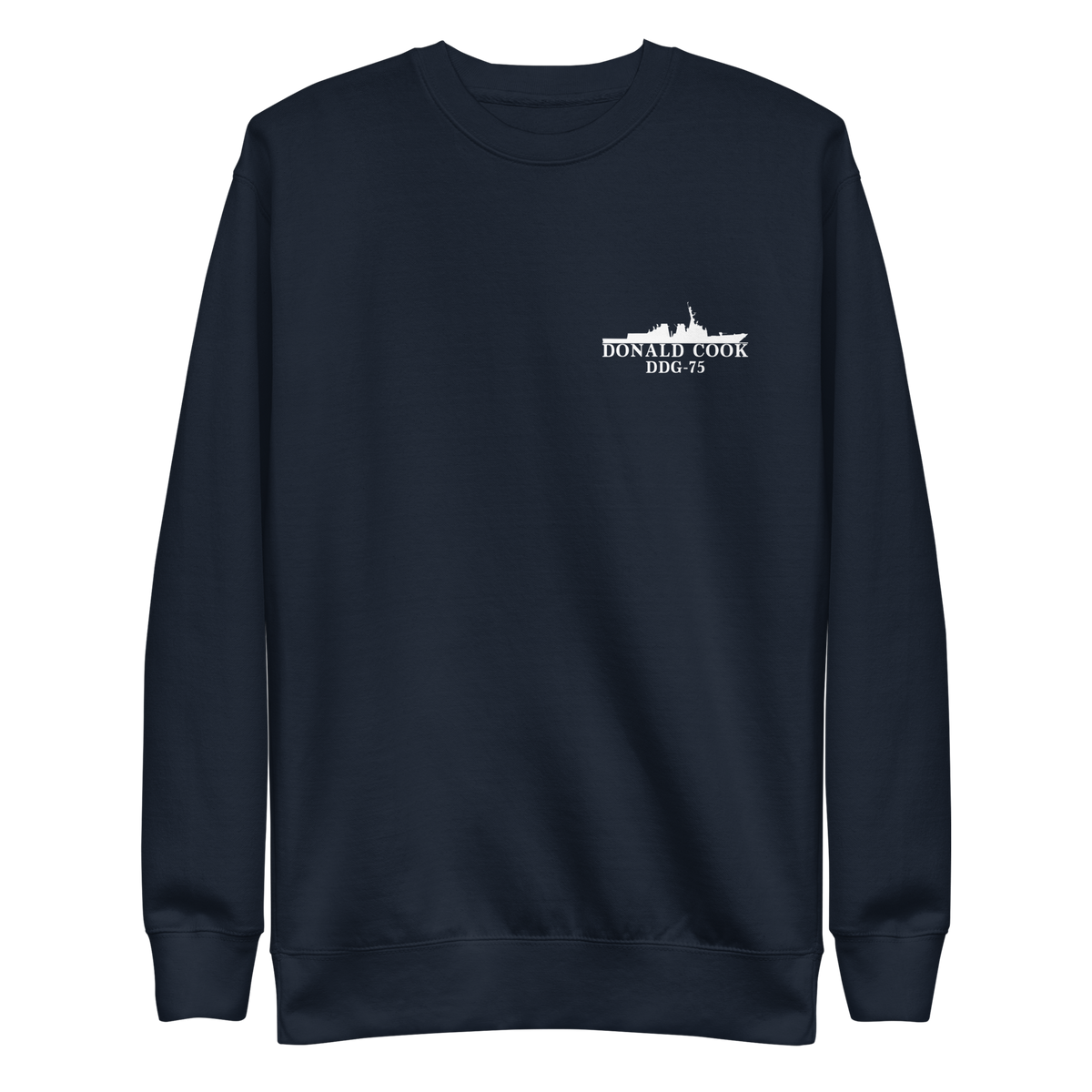 USS Donald Cook (DDG-75) 2015 Med/Black Sea Cruise Sweatshirt