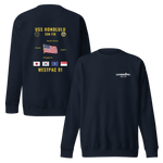 USS Honolulu (SSN-718) 1991 WestPac Cruise Sweatshirt