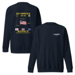USS Honolulu (SSN-718) 1997 WestPac Cruise Sweatshirt