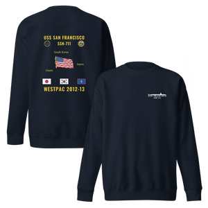USS San Francisco (SSN-711) 2012-13 WestPac Cruise Sweatshirt