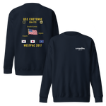 USS Cheyenne (SSN-773) 2017 WestPac Cruise Sweatshirt