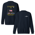 USS John S McCain (DDG-56) 1995-96 Maiden Cruise Sweatshirt