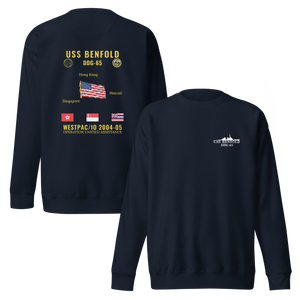 USS Benfold (DDG-65) 2004-05 WestPac/IO Cruise Sweatshirt