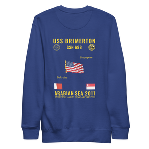 USS Bremerton (SSN-698) 2011 Arabian Sea Cruise Sweatshirt