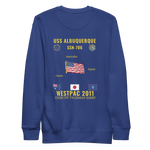 USS Albuquerque (SSN-706) 2011 WestPac Cruise Sweatshirt