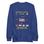 USS Minneapolis-Saint Paul (SSN-708) 1998 Med Cruise Sweatshirt