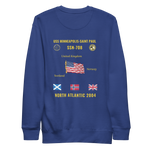 USS Minneapolis-Saint Paul (SSN-708) 2004 North Atlantic Cruise Sweatshirt