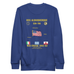 USS Albuquerque (SSN-706) 1992-93 Med Cruise Sweatshirt