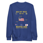 USS Key West (SSN-722) 2005 WestPac Cruise Sweatshirt