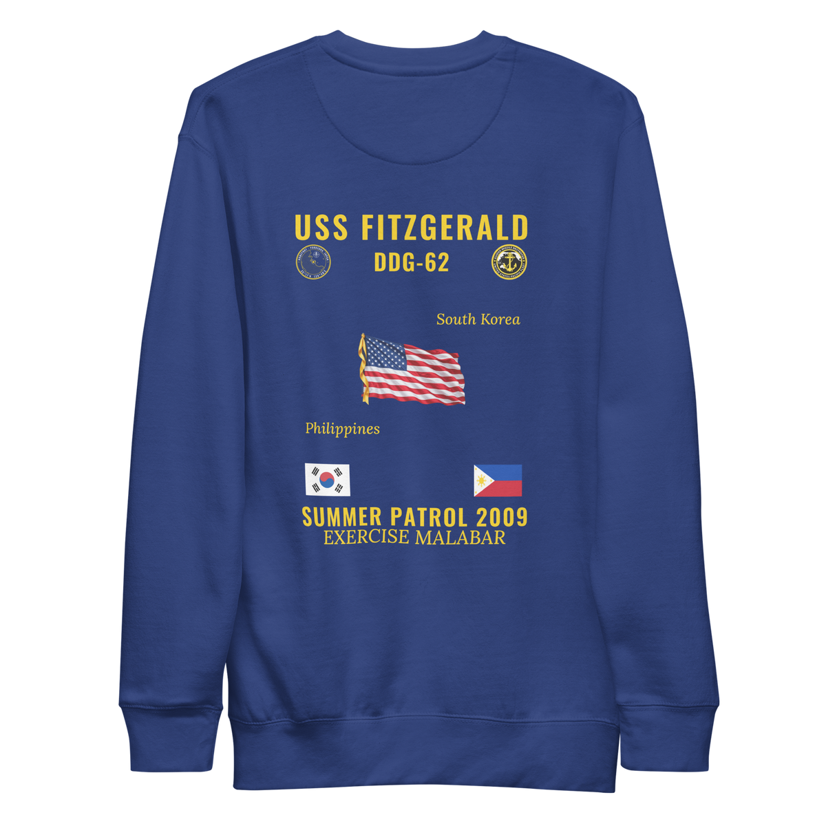 USS Fitzgerald (DDG-62) 2009 Summer Patrol Cruise Sweatshirt