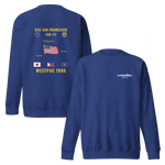 USS San Francisco (SSN-711) 1996 WestPac Cruise Sweatshirt