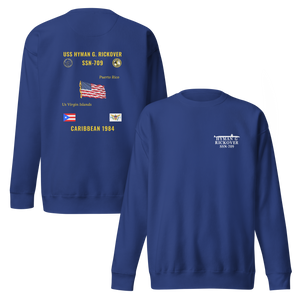 USS Hyman G. Rickover (SSN-709) 1984 Caribbean Cruise Sweatshirt