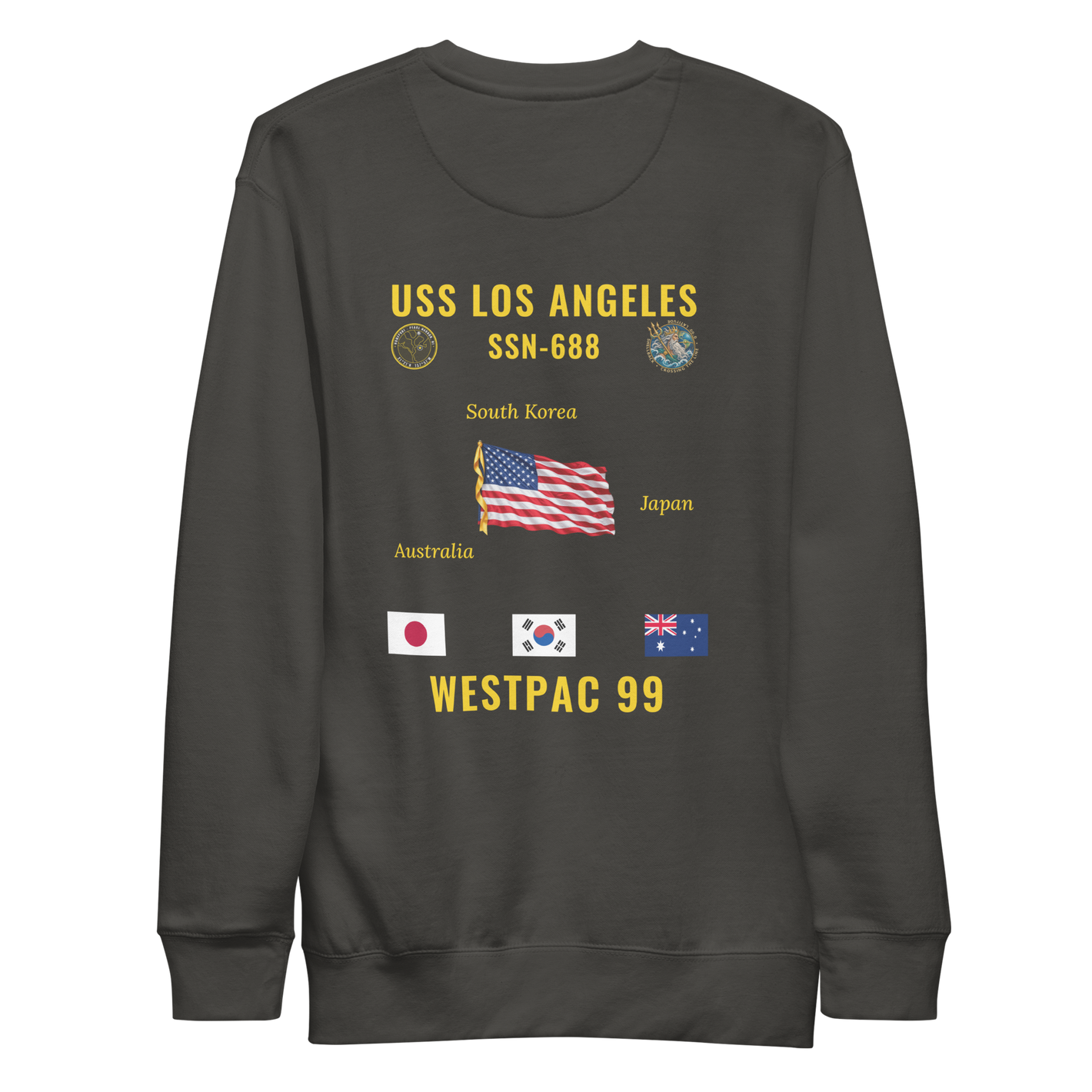 USS Los Angeles (SSN-688) 1999 WestPac Cruise Sweatshirt