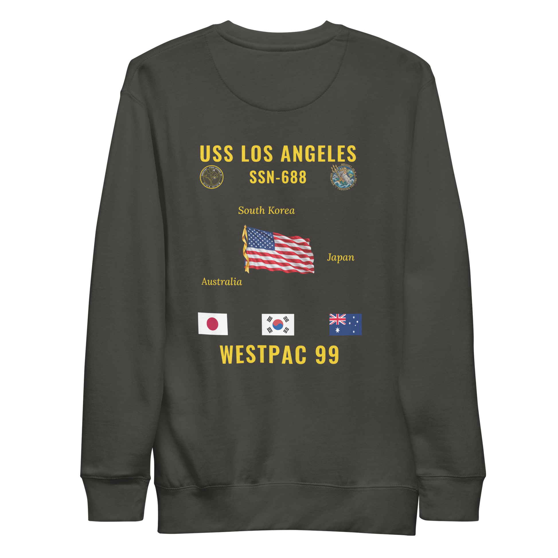 USS Los Angeles (SSN-688) 1999 WestPac Cruise Sweatshirt