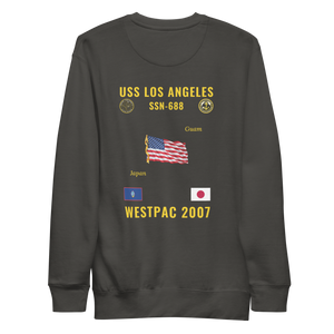 USS Los Angeles (SSN-688) 2007 WestPac Cruise Sweatshirt