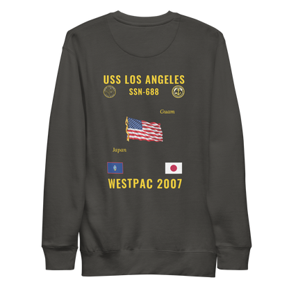 USS Los Angeles (SSN-688) 2007 WestPac Cruise Sweatshirt