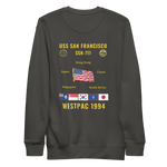 USS San Francisco (SSN-711) 1994 WestPac Cruise Sweatshirt