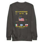 USS Albuquerque (SSN-706) 1992-93 Med Cruise Sweatshirt