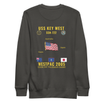 USS Key West (SSN-722) 2005 WestPac Cruise Sweatshirt