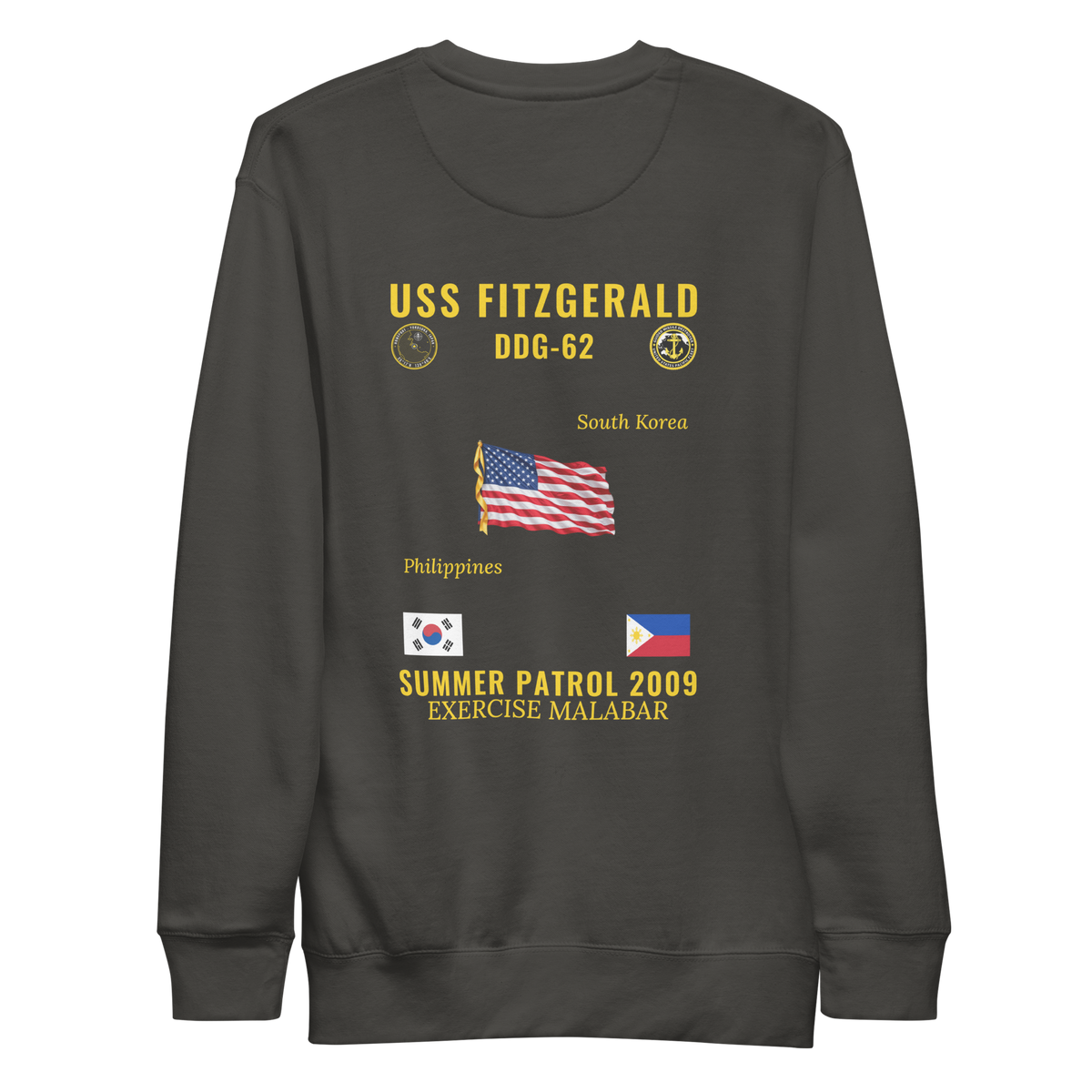 USS Fitzgerald (DDG-62) 2009 Summer Patrol Cruise Sweatshirt