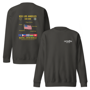 USS Los Angeles (SSN-688) 1979 WestPac/Indian Ocean Cruise Sweatshirt