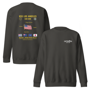 USS Los Angeles (SSN-688) 1982-83 WestPac/Indian Ocean Cruise Sweatshirt