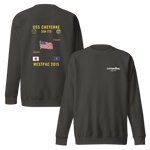 USS Cheyenne (SSN-773) 2015 WestPac Cruise Sweatshirt