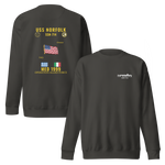 USS Norfolk (SSN-714) 1999 Med Cruise Sweatshirt