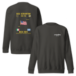 USS Scranton (SSN-756) 2011 Med Cruise Sweatshirt
