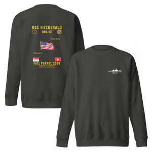 USS Fitzgerald (DDG-62) 2009 Fall Patrol Cruise Sweatshirt